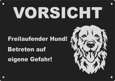 Golden Retriever | Aluminium Warnschild